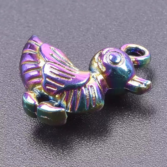 Rainbow Duck Charm