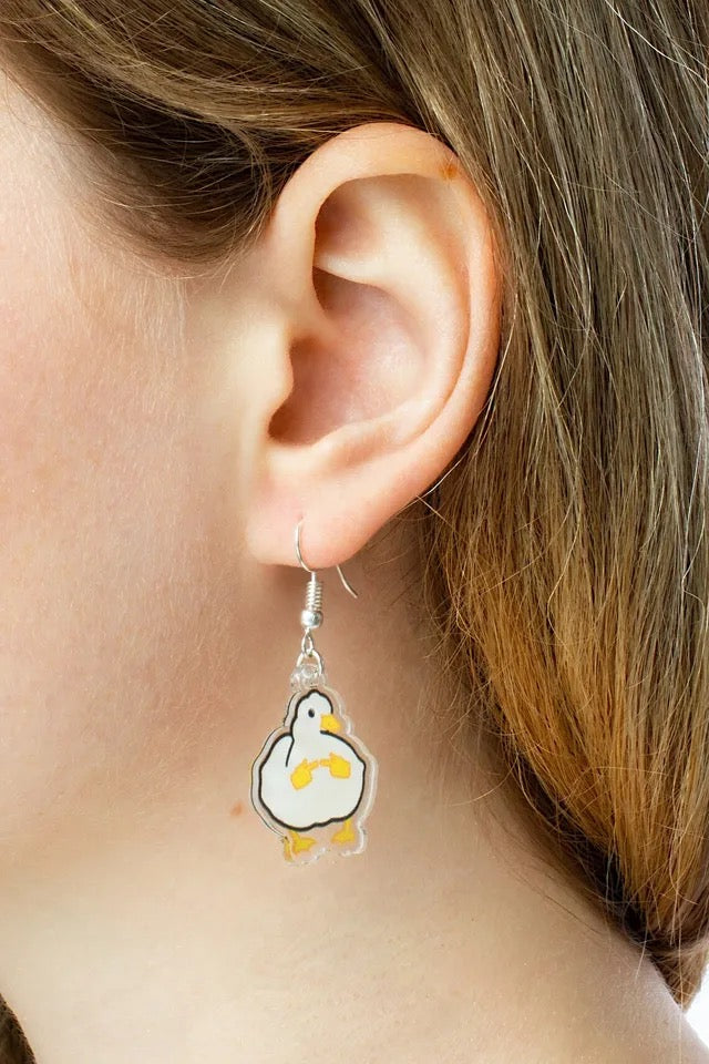 Shy Duck Earrings