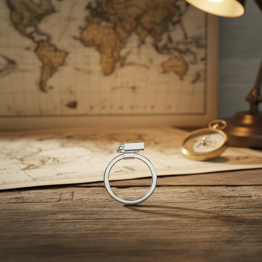 Transport truck key ring