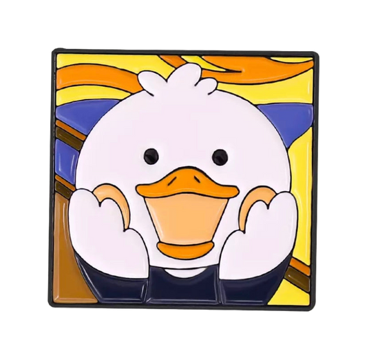 Pin's Canard Blanc "Le Cri"