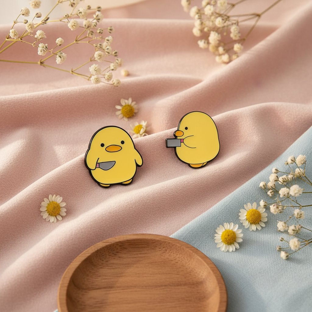 Yellow Duck Knife Pins