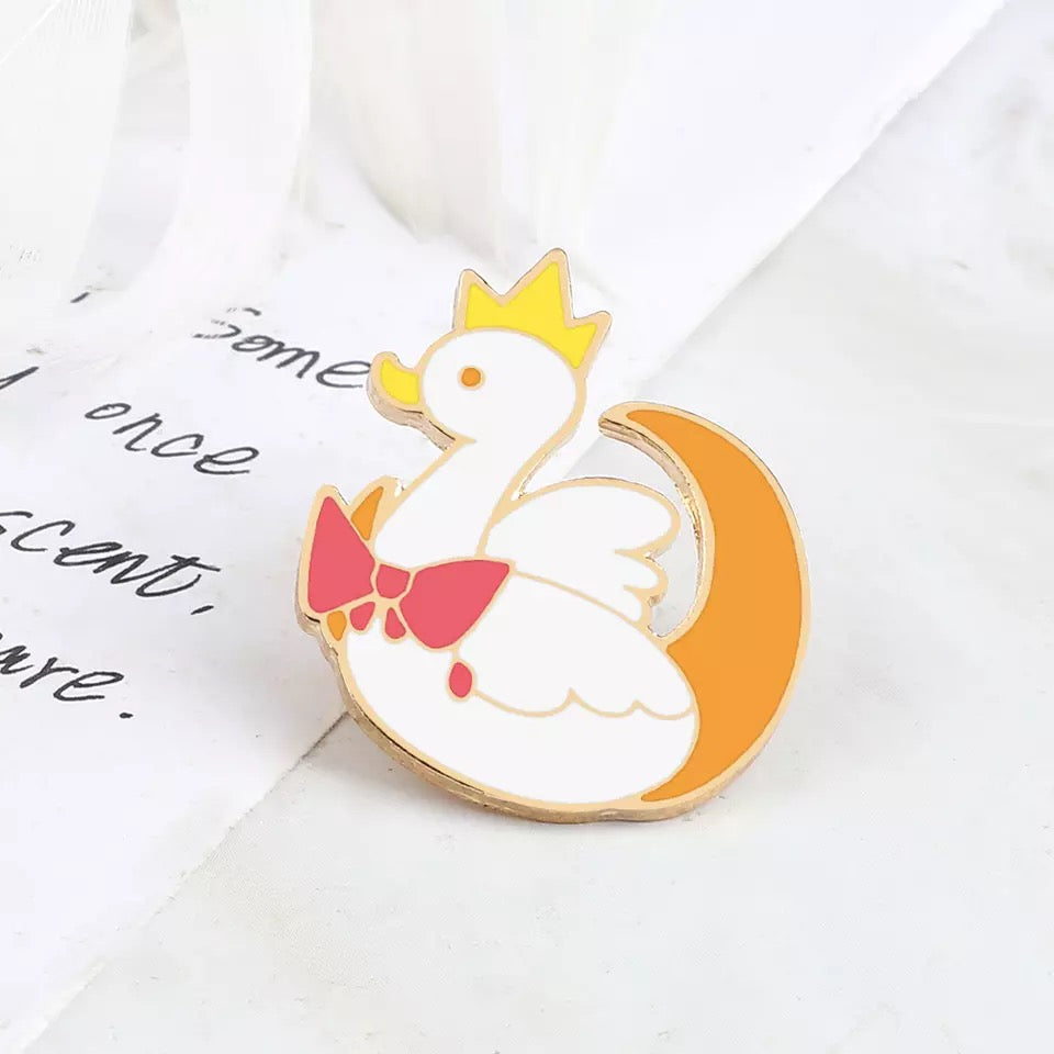 Pin’s Canard Blanc Lune