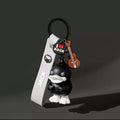 Sleutelhanger met zwarte eend