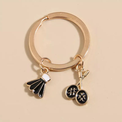 Badminton keychain