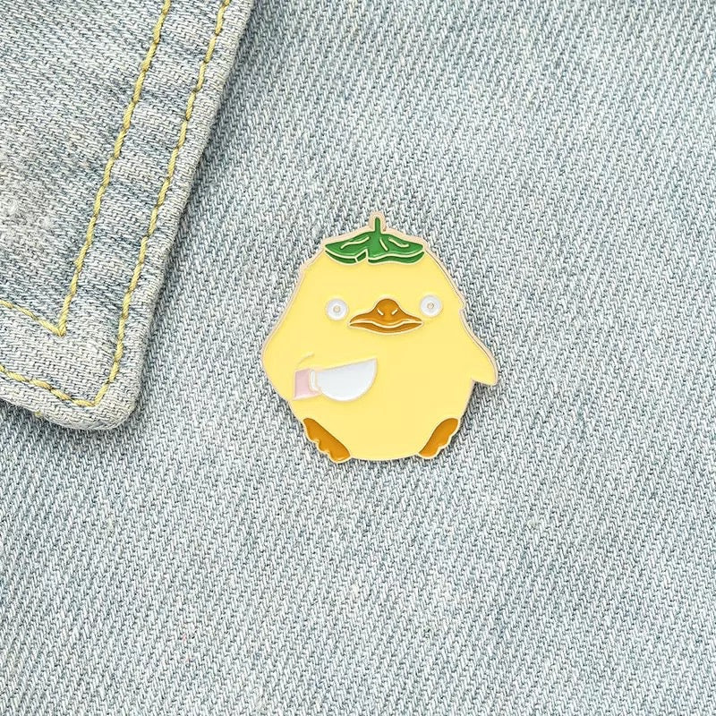 Pins Canard Ginko Couteau