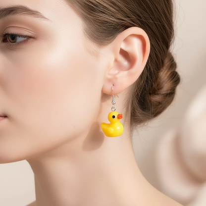 Duck earrings