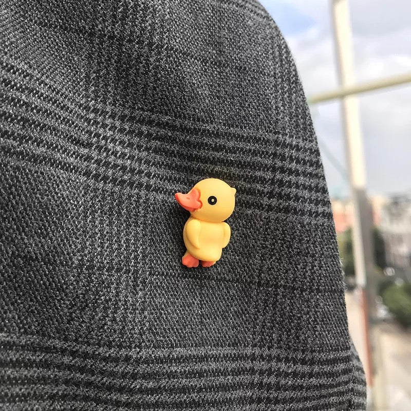 3D Yellow Duck Pins