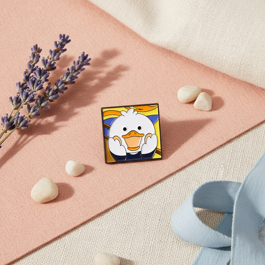 Pin's Canard Blanc "Le Cri"