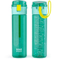Kids' water bottle, 500ml, lightweight - Logo-mint