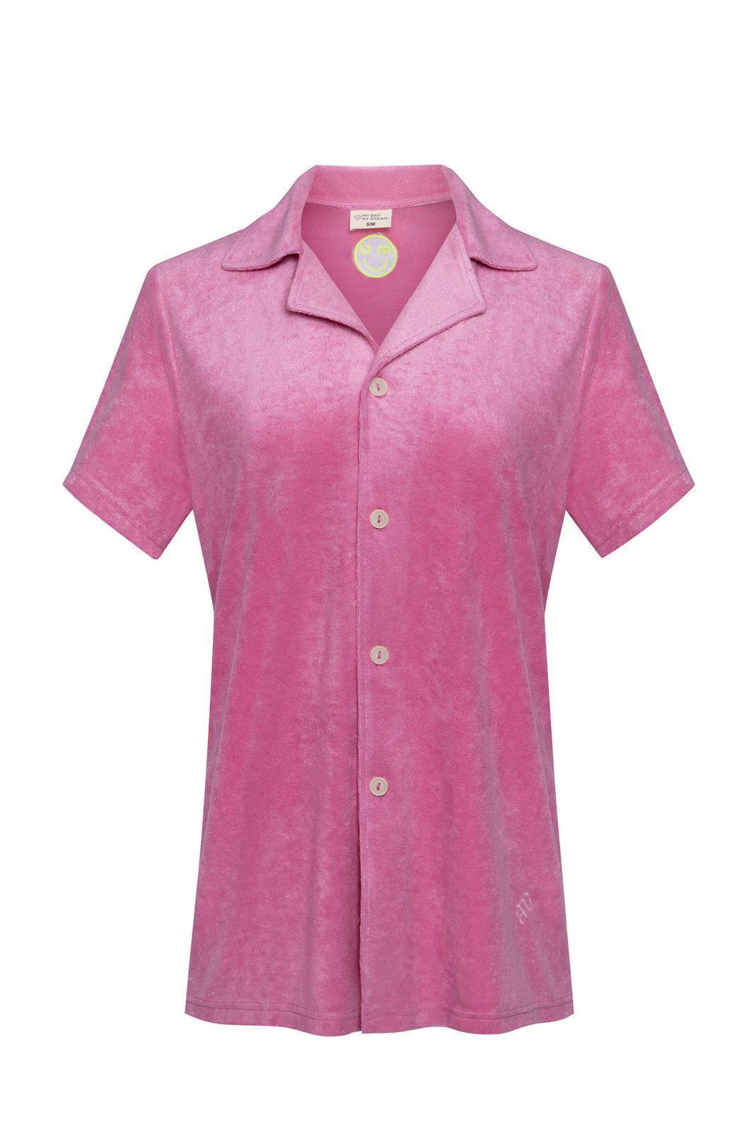 Chemise en éponge rose – vue produit 7
