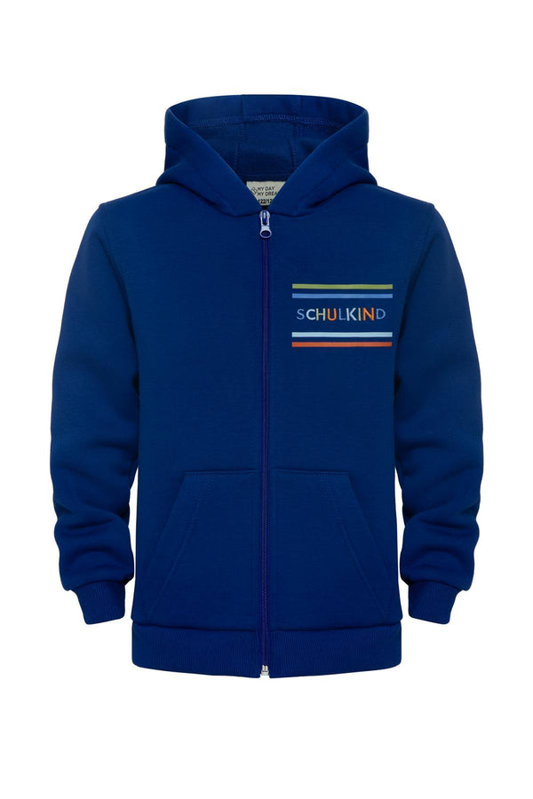 Schoolchild Zipper Blue