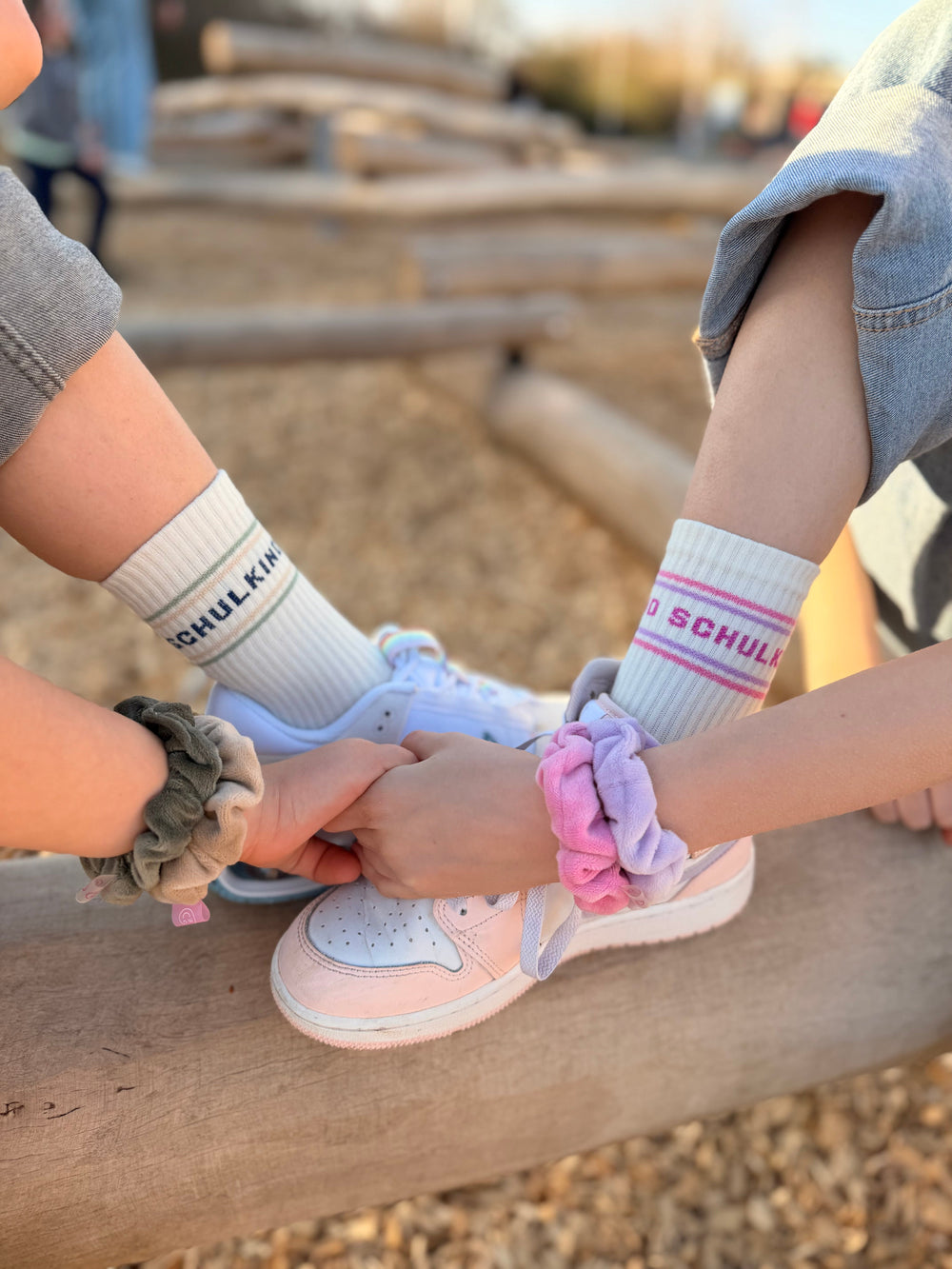 Schulkind Pastel Pink Socks