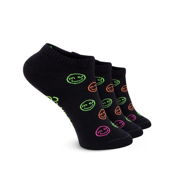 Sneaker smileys black (set of 3)