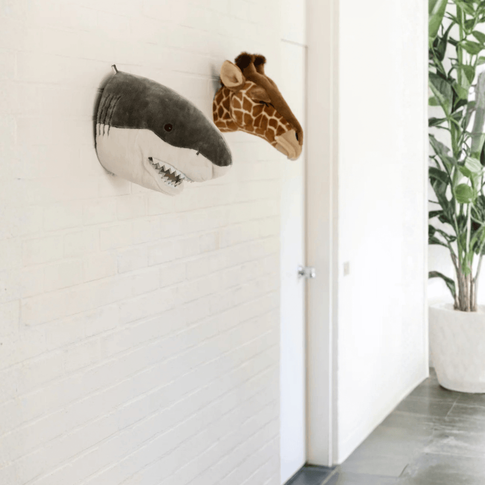Jack the Shark Plush Wall Hanging