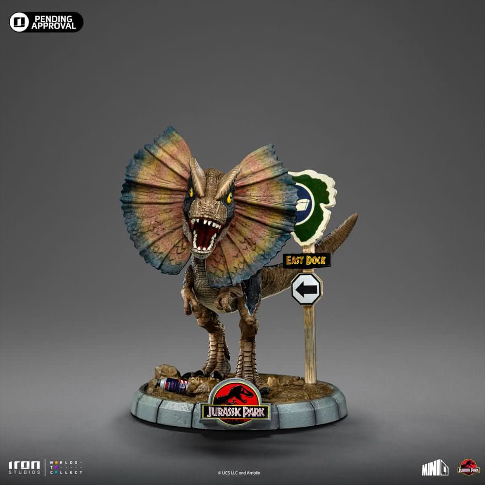 Dilophosaurus Figure - Jurassic Park - Mini Co.
