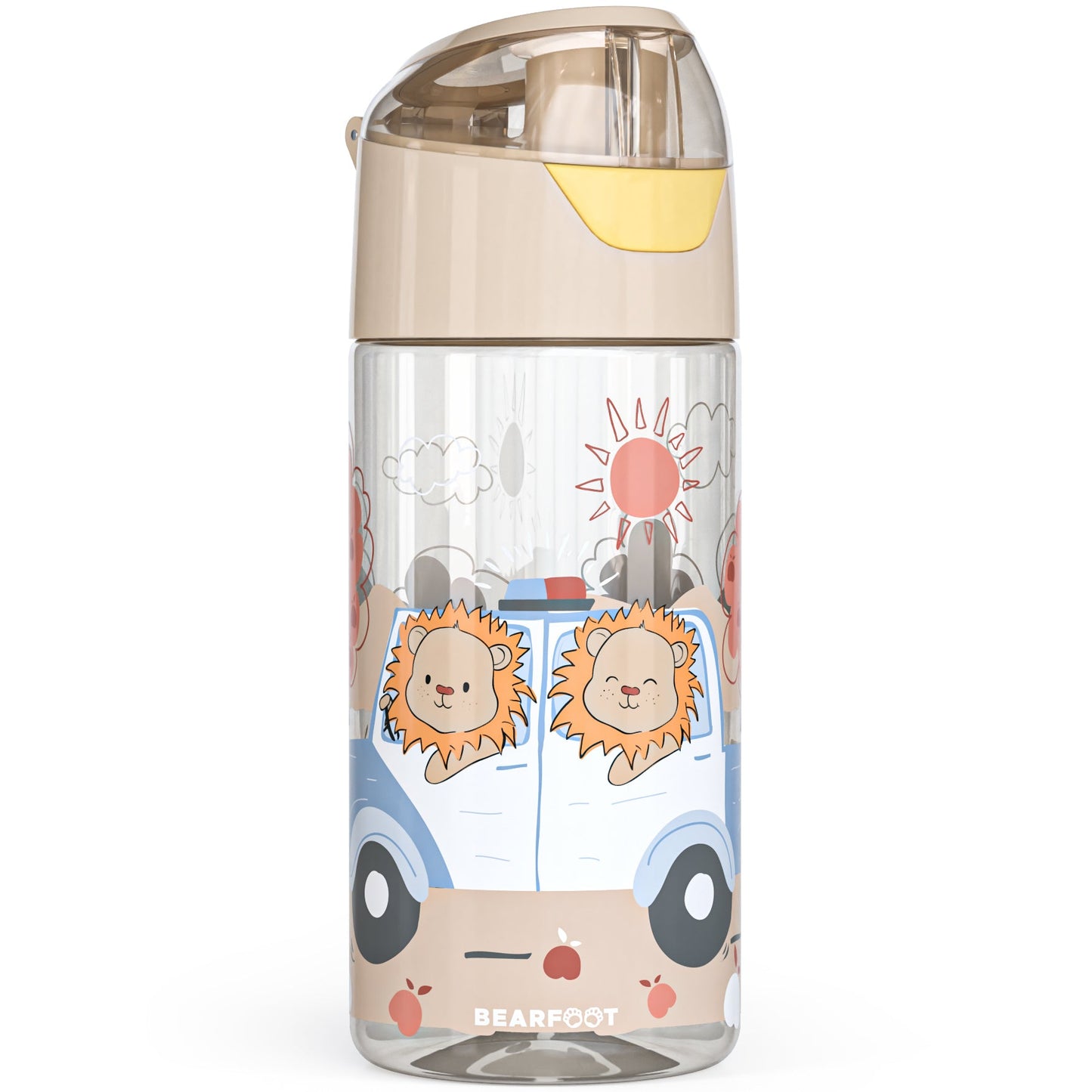 Kids' water bottle, lightweight water bottle - Police Lions