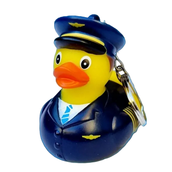Airline Pilot Ducks Keychain