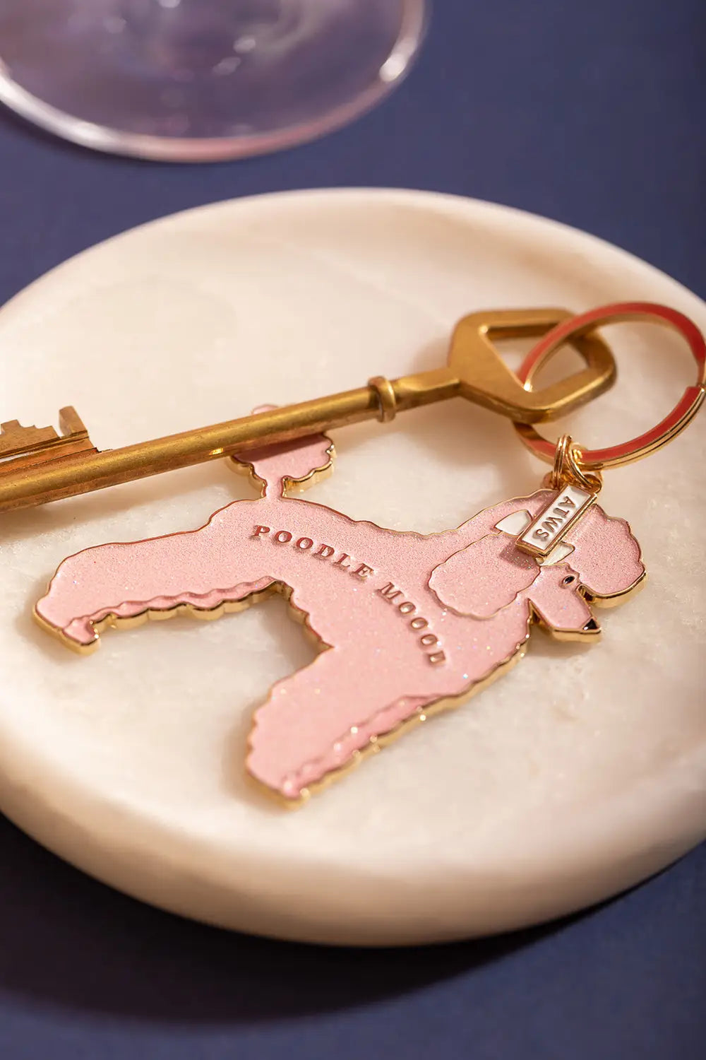 Poodle Mood - Keychain