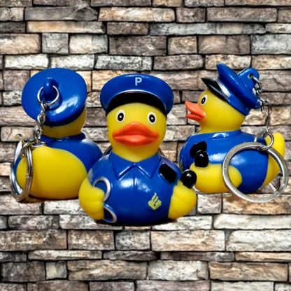 Porte-clés Canard Policier