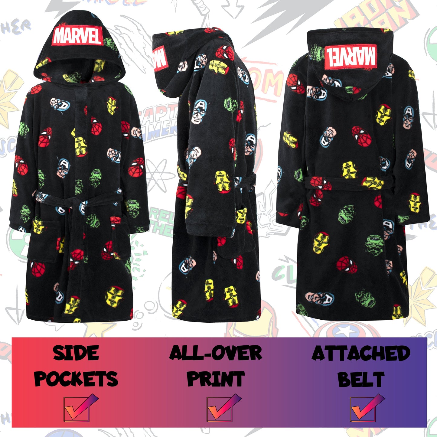 Marvel Dressing Gown