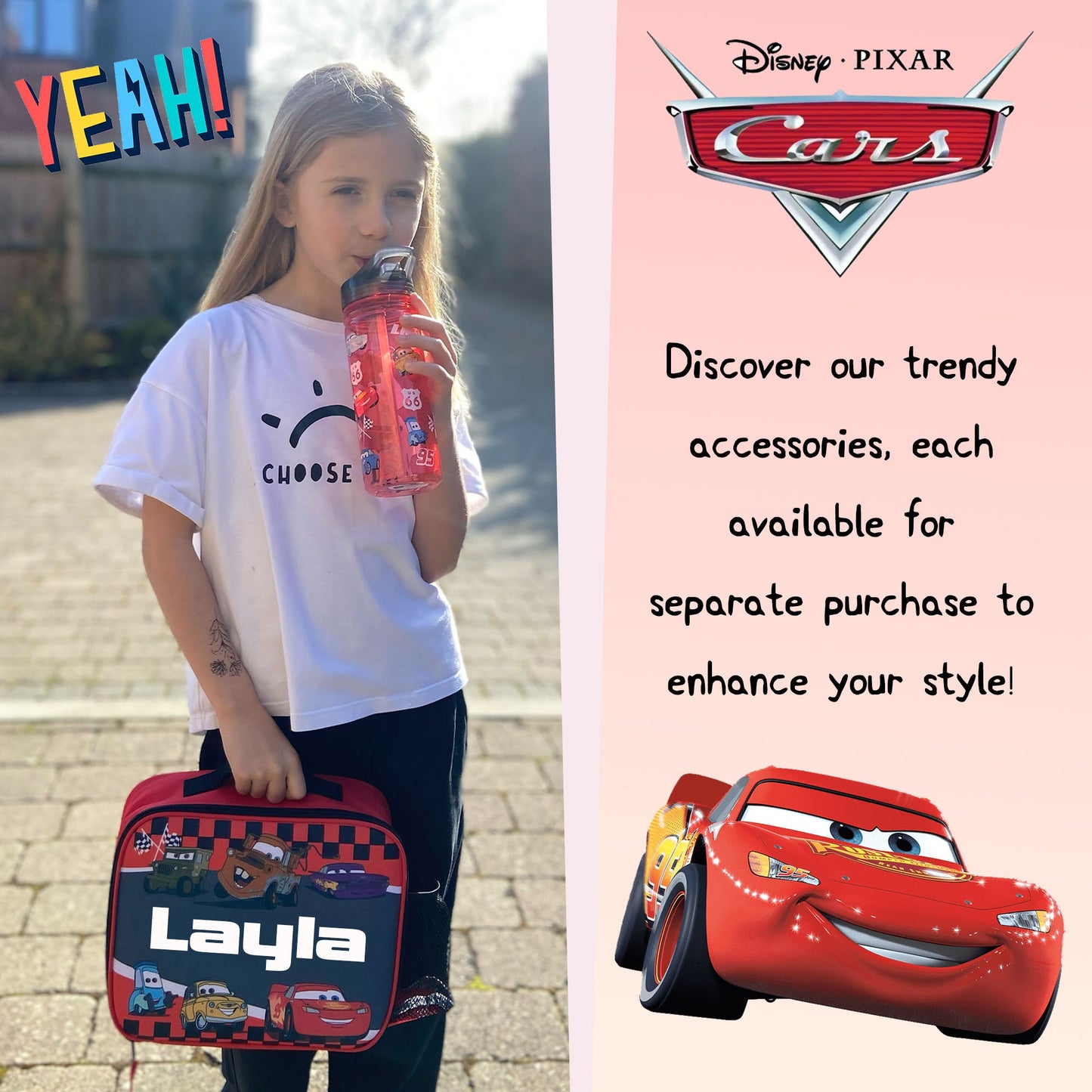 Personalized Lunch Bag - Disney Cars