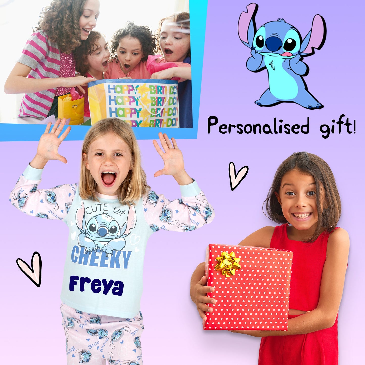 Disney Stitch Christmas Personalized Pyjamas