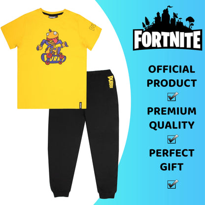 Fortnite Pajamas with Durr Burger Beef Boss Motif