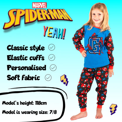 Marvel Spider-Man Personalised Initial Pyjamas