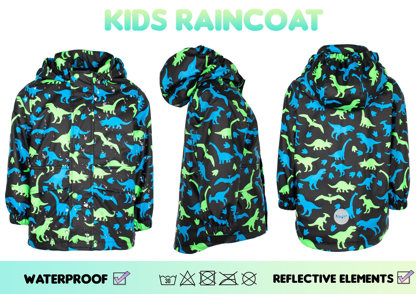 Enfant Raincoat – dinosaures