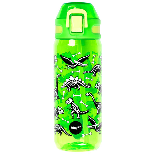 Gourde avec paille 600 ml – dinosaure Lunch Time
