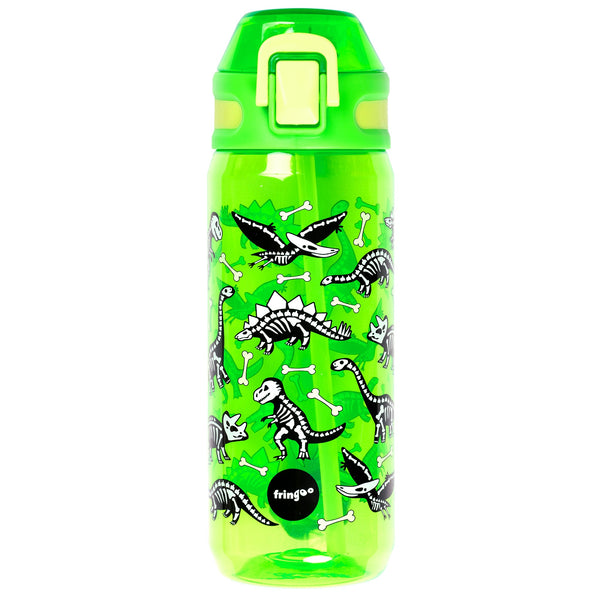 Gourde – avec paille 600 ml – dinosaure Lunch Time