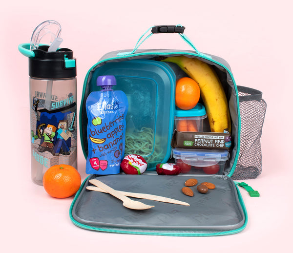 Sac repas – Minecraft with Mesh Pocket – Steve & Alex