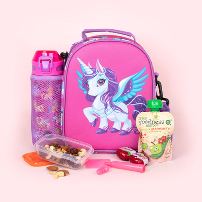 Gourde avec paille 600 ml – magique licorne