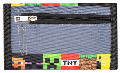 Minecraft enfant Portefeuille – gris