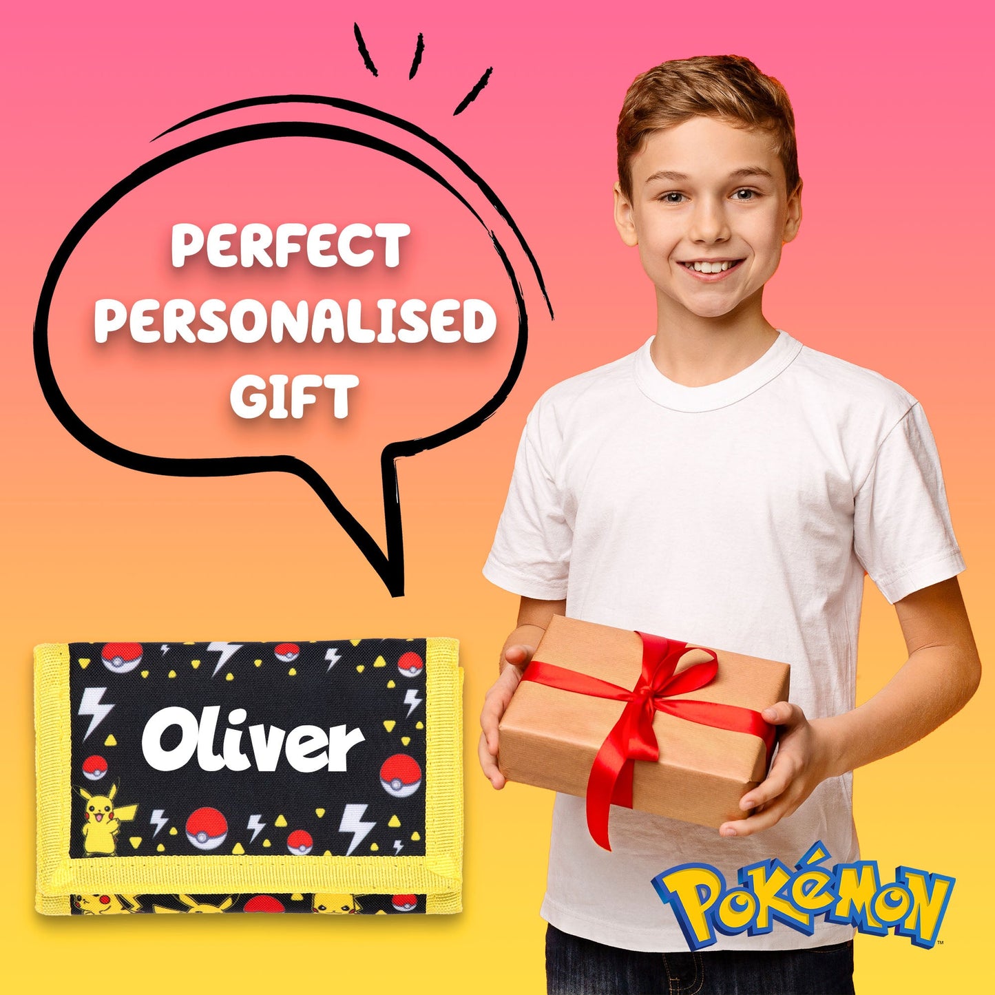 Personalized Pikachu Wallet