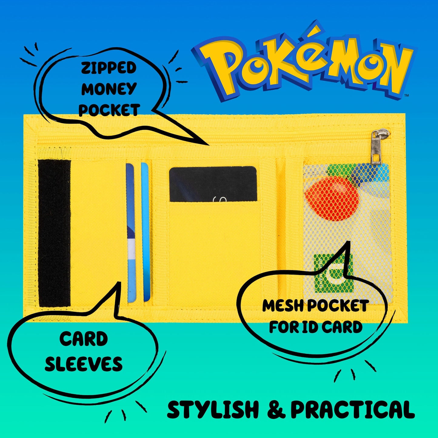 Personalized Pikachu Wallet
