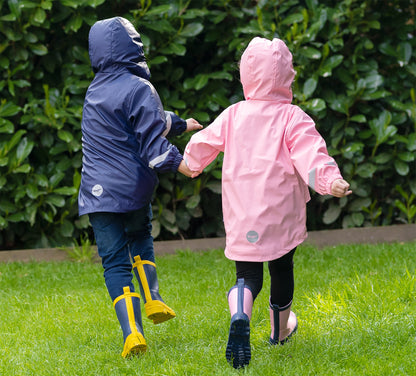 Personalized Kids Raincoat - Navy