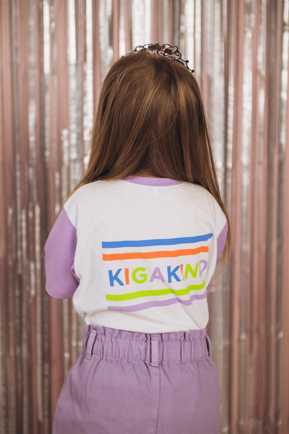 T-shirt KIGAKIND violet