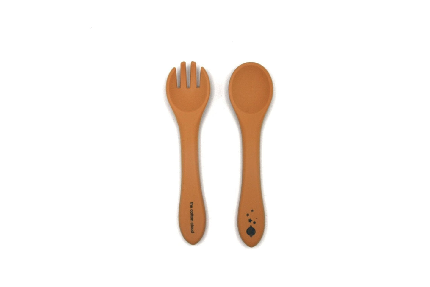PRODUCT WITH IMPERFECTIONS - Kinderbesteck aus Silikon Honey
