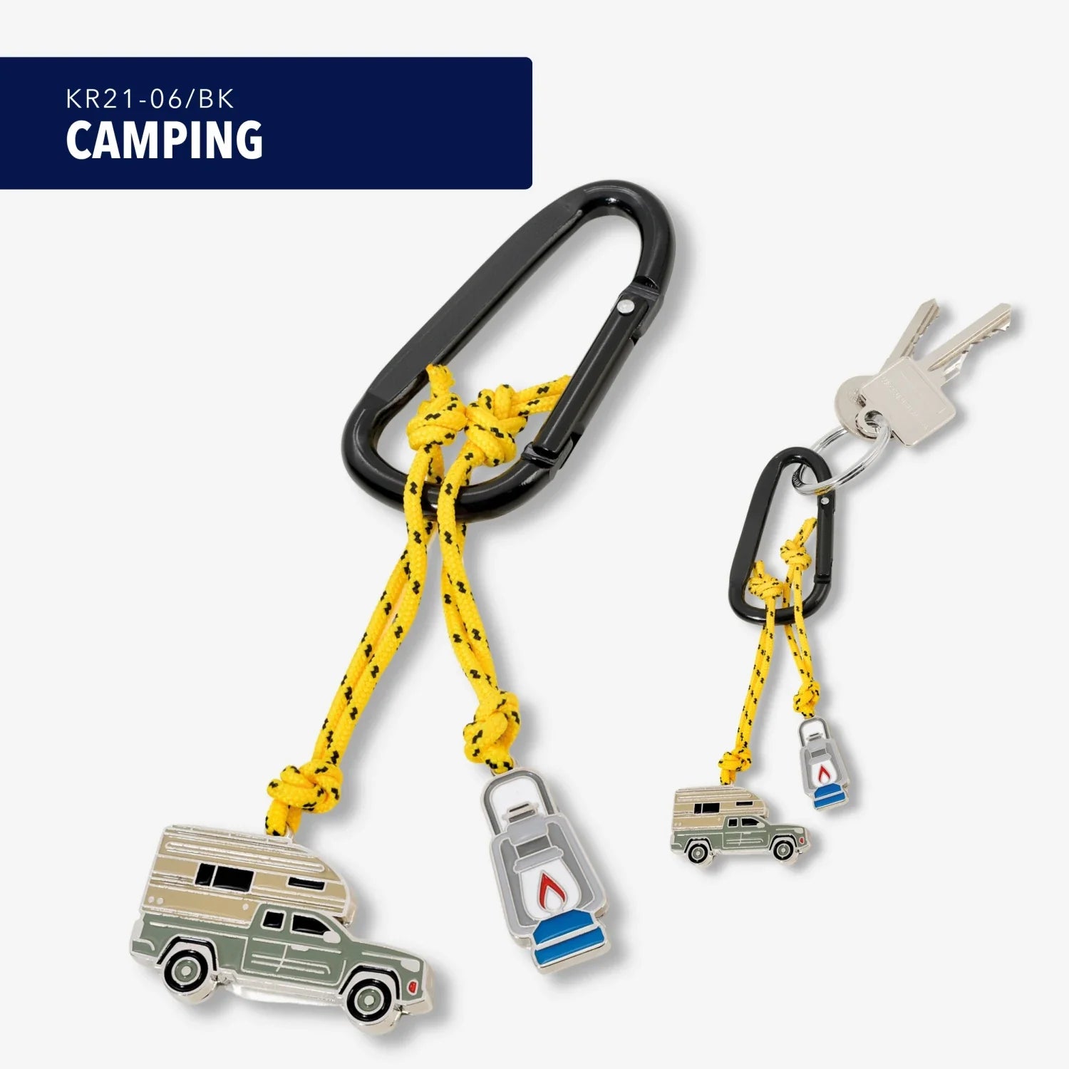 Porte-clés Mousqueton Camping – détail 4