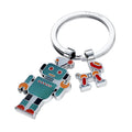 TROIKA ROBBY sleutelhanger – een robot en zijn robothond