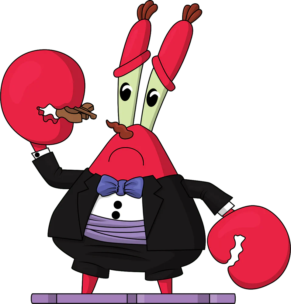 Mr Krabs and the Smallest Violin