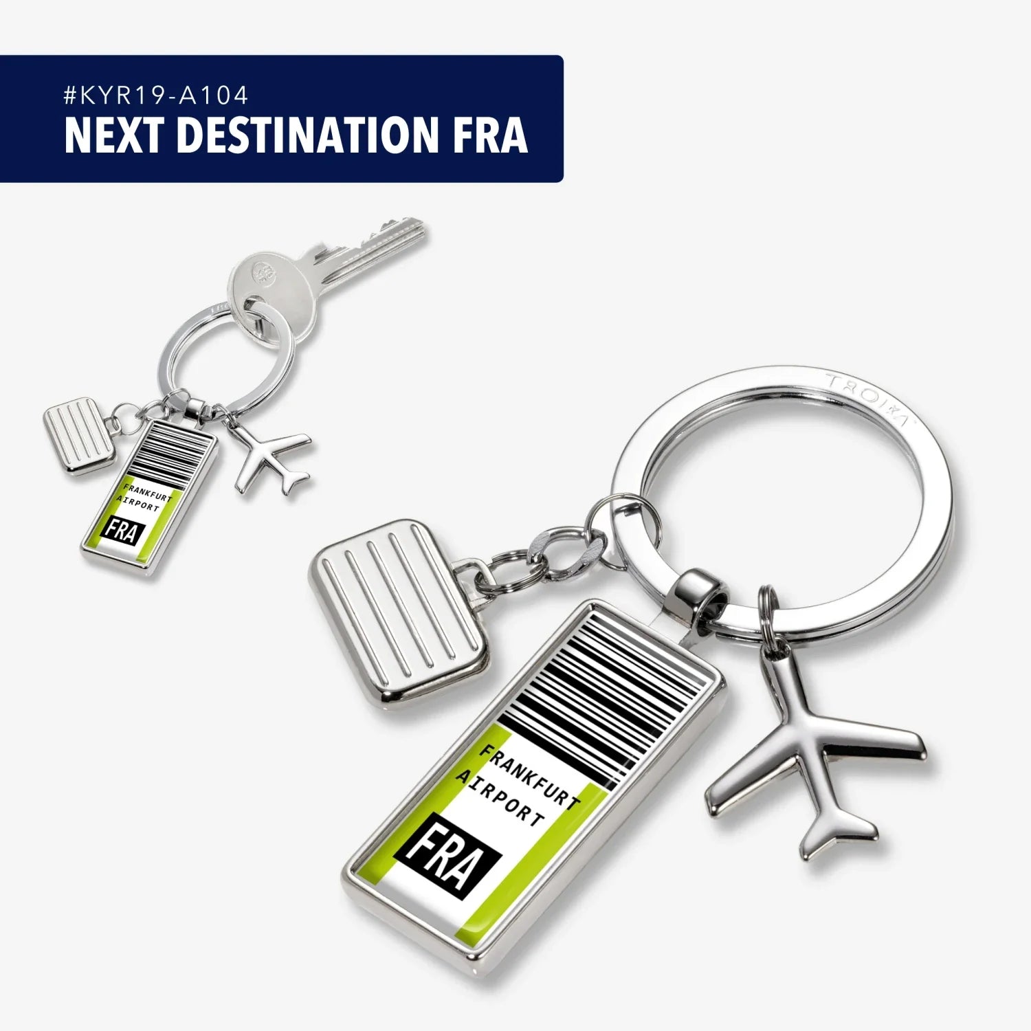 Porte clés Billet d'Avion FRA