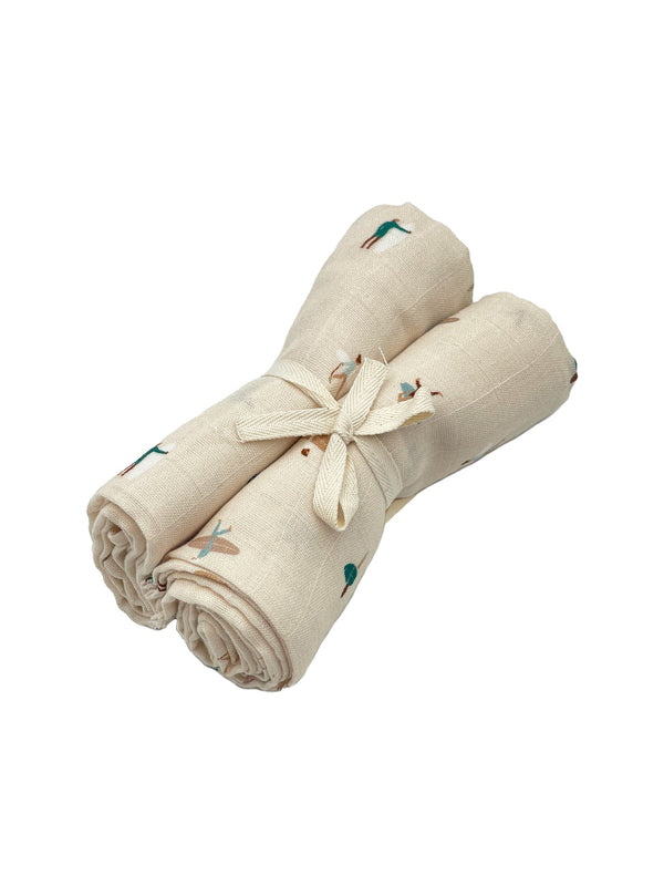 Set of 2 swaddles - GASPARD