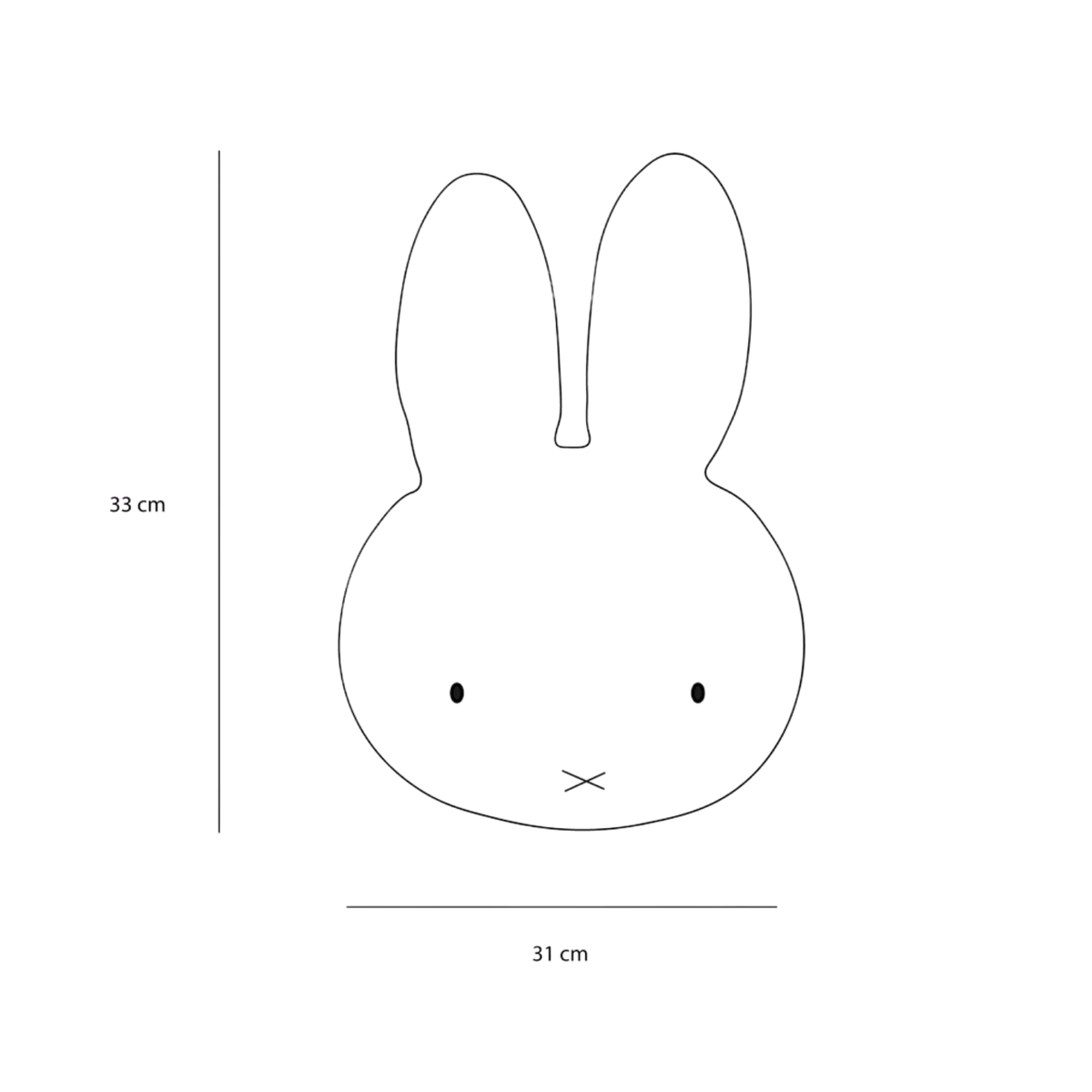 Miffy Rabbit Wild & Soft Wall Decoration