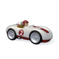 The white car