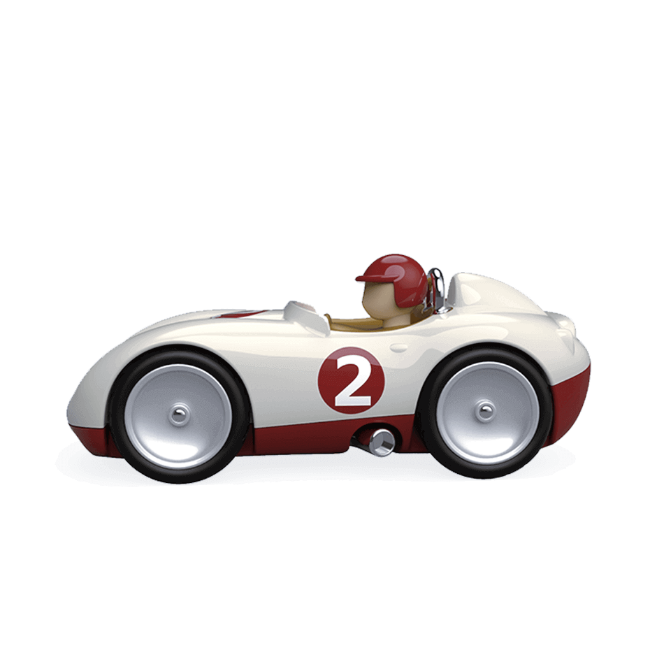 The white car