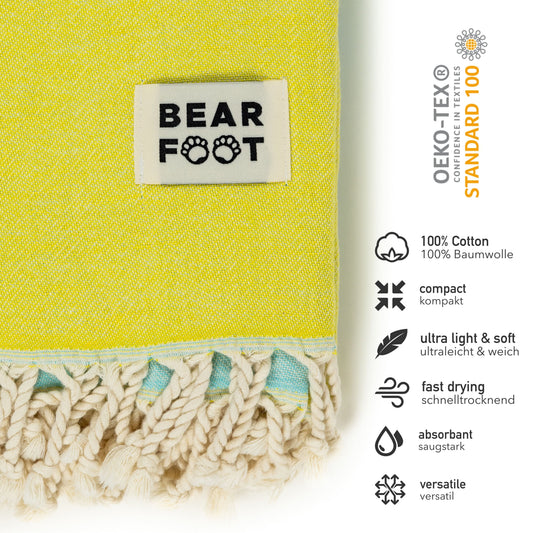 LEMON BLUE - 100% Cotton