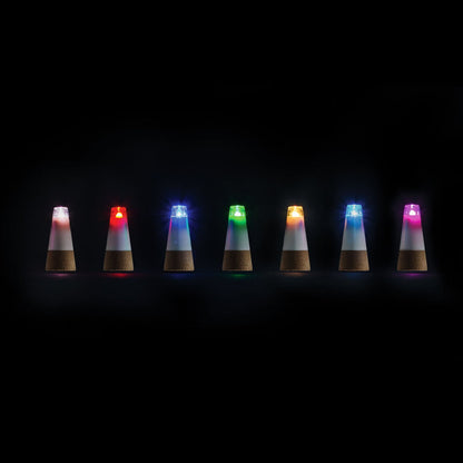 Bouteille lumineuse multicolore