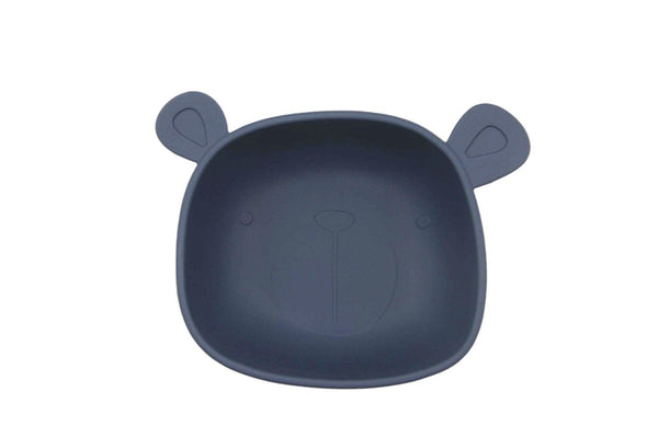 Lili the Bear Silicone Learning Bowl Indigo Blue